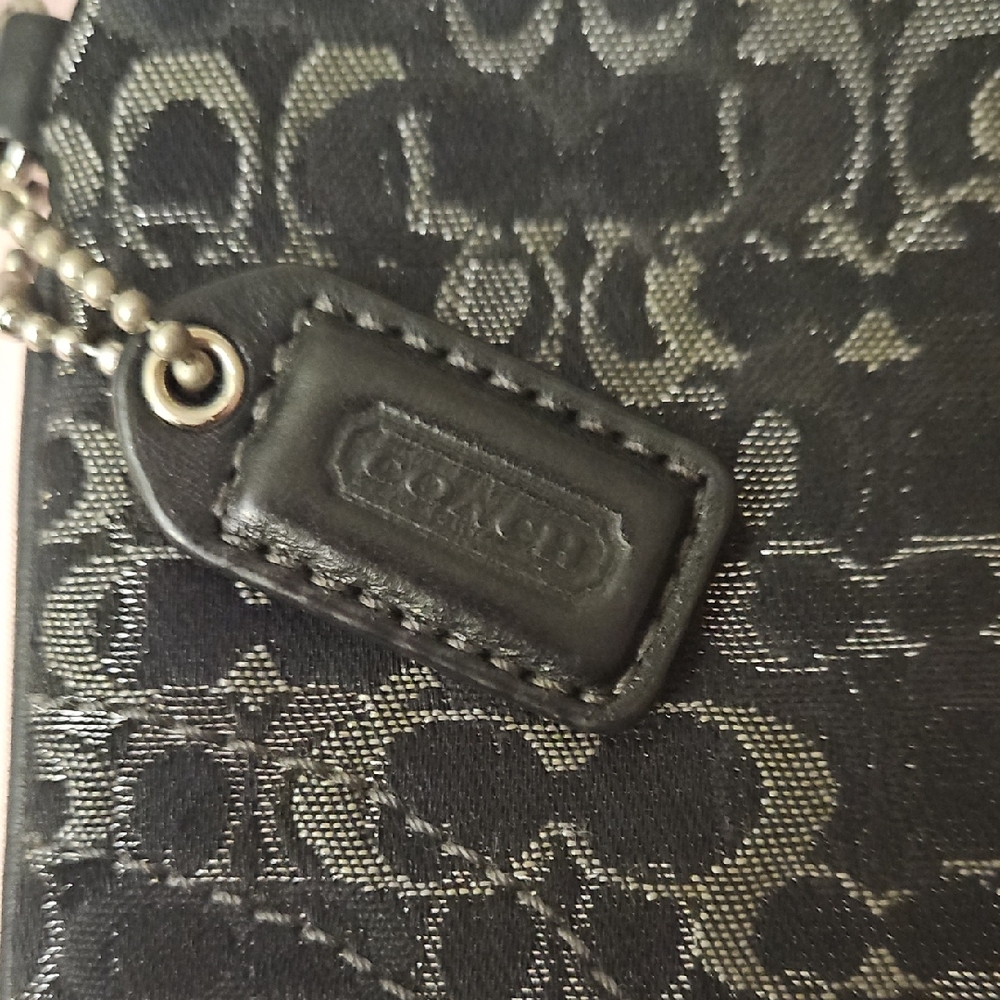 Coach Metallic Wristlet Duo - Silver and Black - Picture 3 of 7